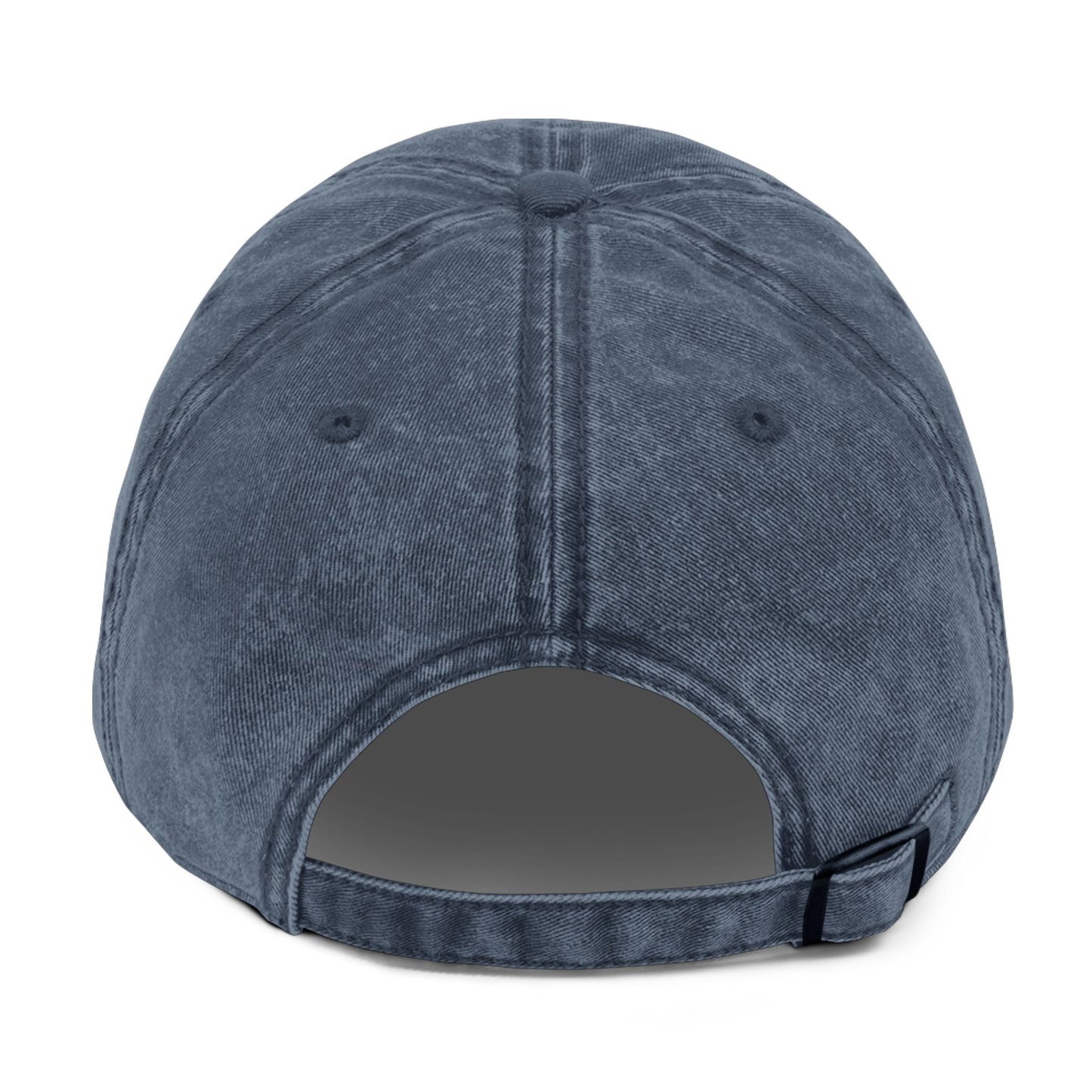 Gorra vintage Piktrik con el logo P bordado en dorado (dorado) - Azul marino