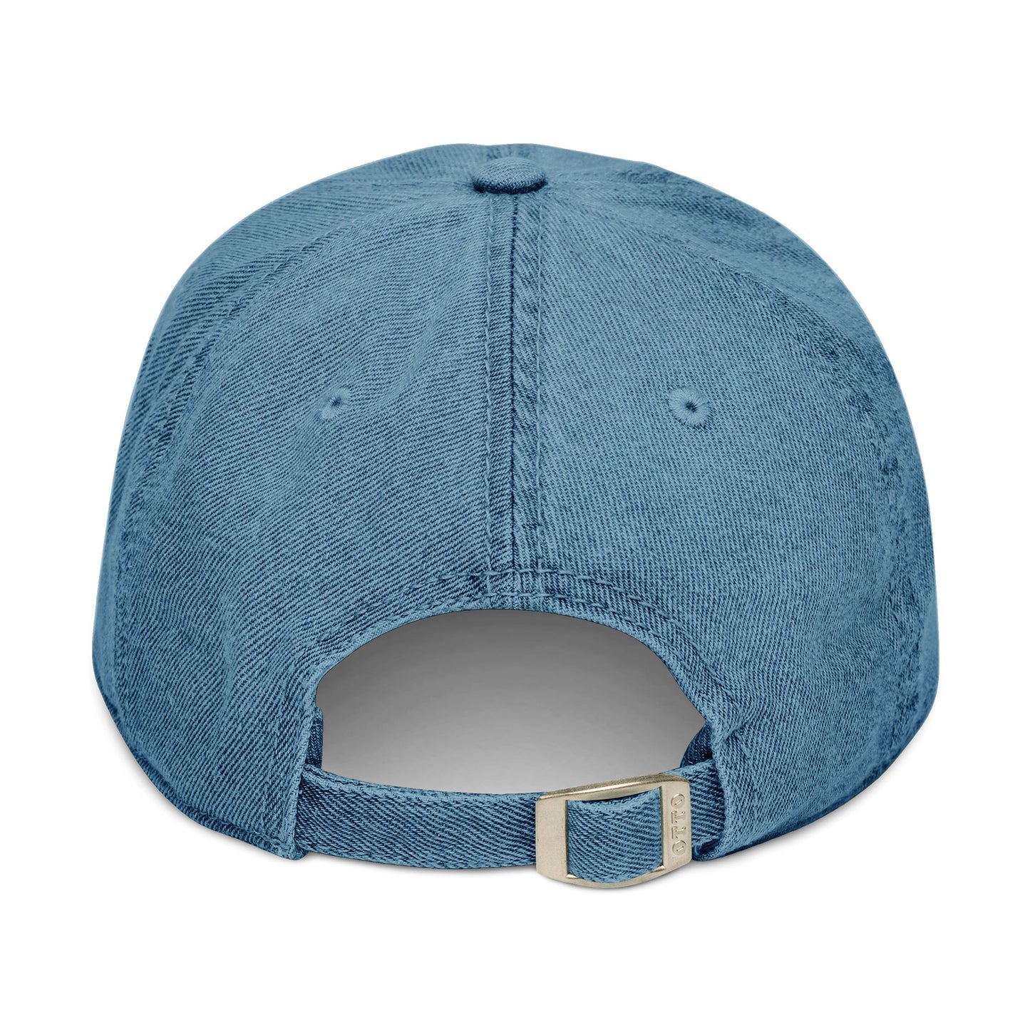 Gorra vaquera Piktrik con el logo P bordado en rosa voltaje (rosa neón) – Azul