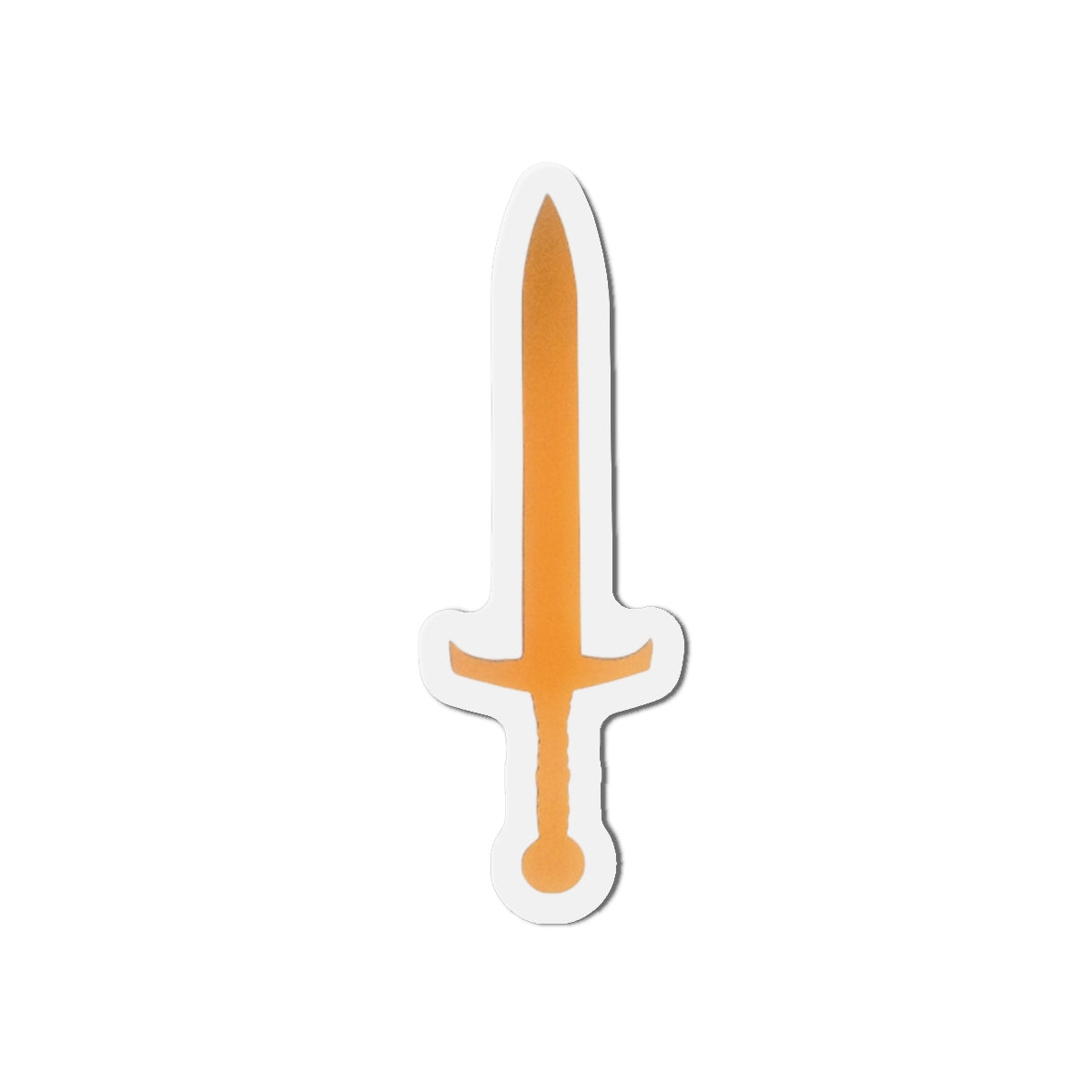 Piktrik Sword Paddle Skin – Golden Surge (Gold) Pickleball - Die-Cut Magnets