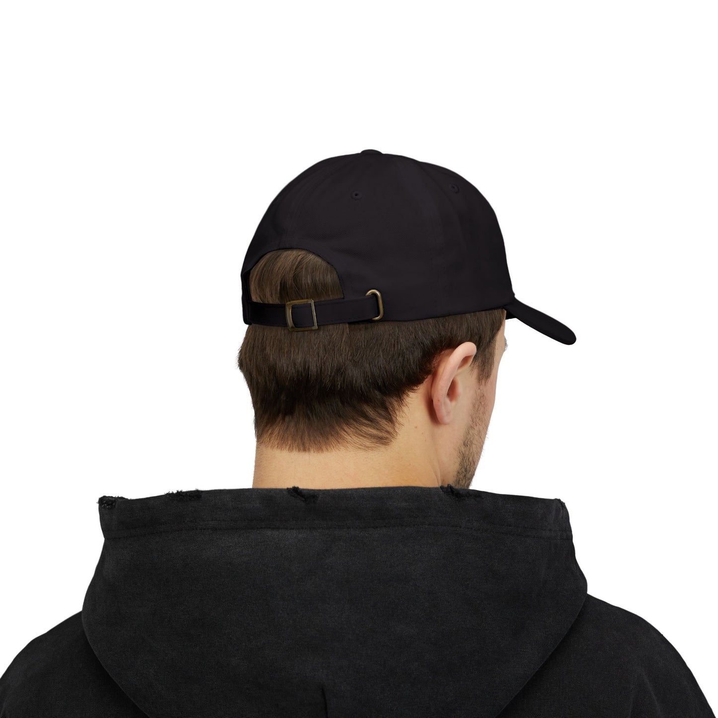 Gorra clásica Piktrik Dad con el logotipo P en verde neón (lima eléctrica) y negro