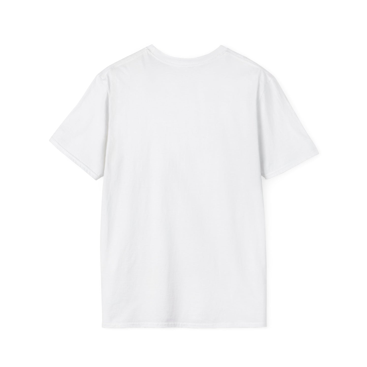 Piktrik Unisex Softstyle T-Shirt – P Logo in Voltage Pink (Neon Pink) – White