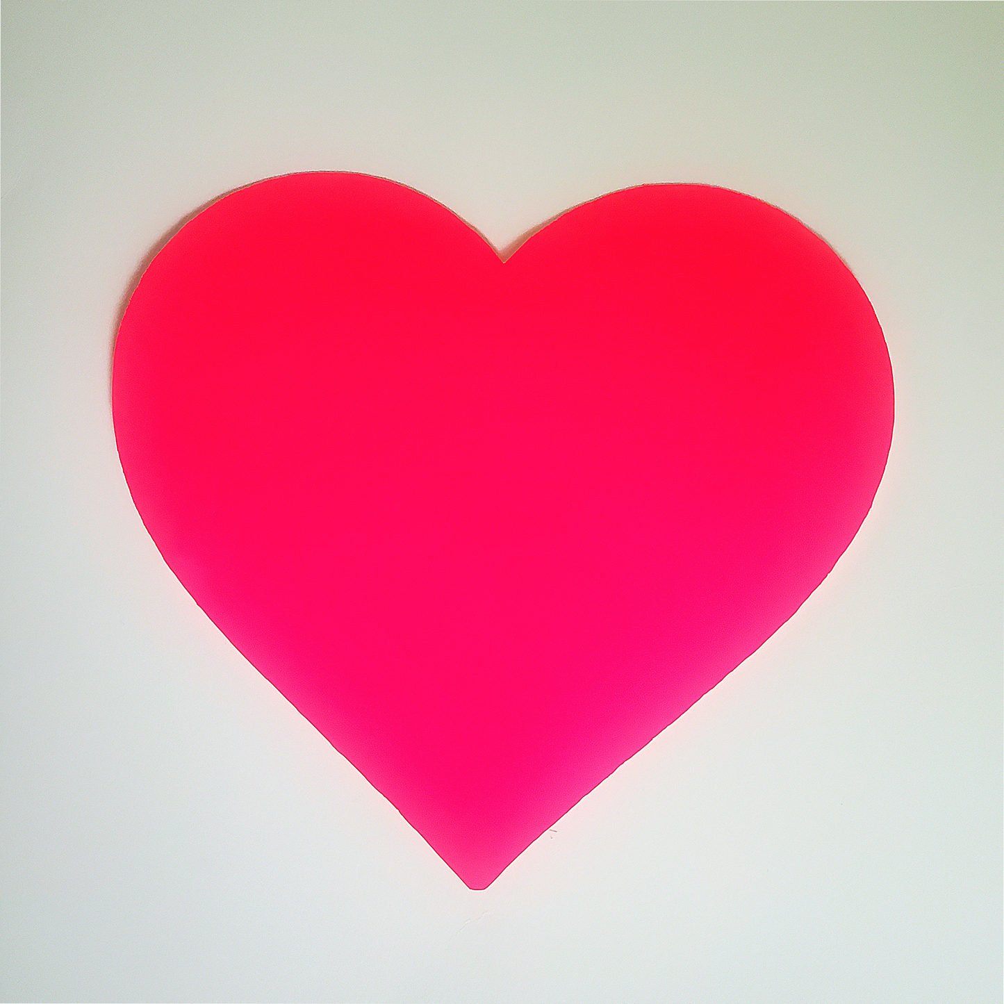 Diseño de paleta Piktrik Heart: accesorio de pickleball rosa voltaje (rosa neón)
