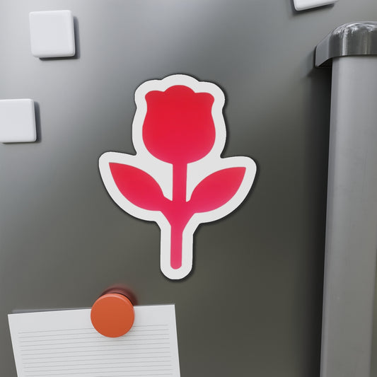 Piktrik Petal Pop Flower Paddle Skin – Voltage Pink (Neon Pink) Pickleball - Die-Cut Magnets