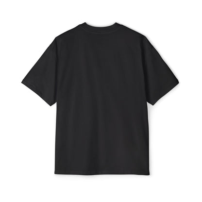 Piktrik Men's Heavy Oversized Tee – P Logo in Voltage Pink (Neon Pink) – Black
