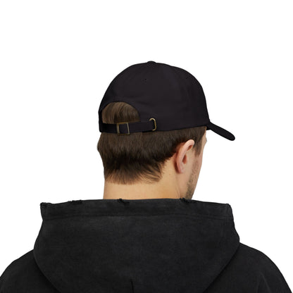 Gorra clásica Piktrik Dad con el logotipo P en verde neón (lima eléctrica) y negro 