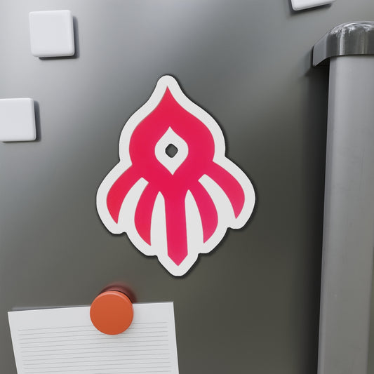 Piktrik Flare Paddle Skin – Voltage Pink (Neon Pink) Pickleball - Die-Cut Magnets